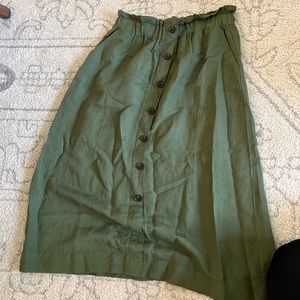 madewell midi skirt